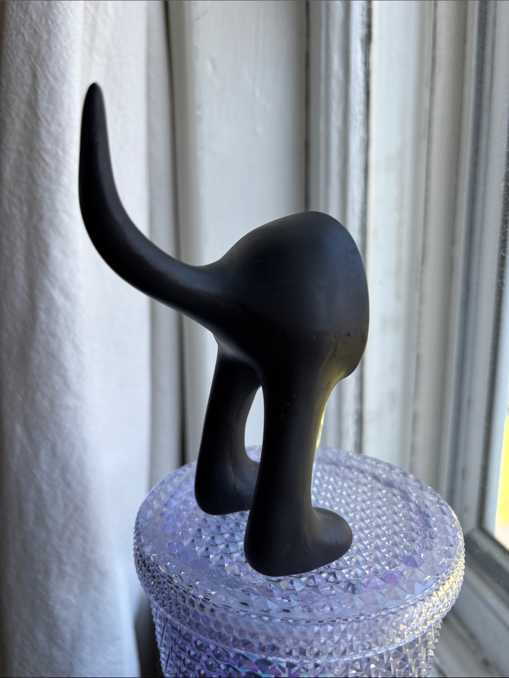 🍦HOST PICK🍦Ikea Bastis Black Dog Tail Hook makes hanging items fun again EUC